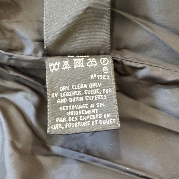 Ralph Lauren RLX Black And Brown Cow Hide Leather Down Vest Women’s Size L - Picture 7 of 10